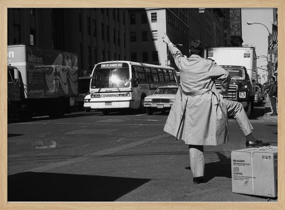 Bus please! (from the series "Manly") Poster